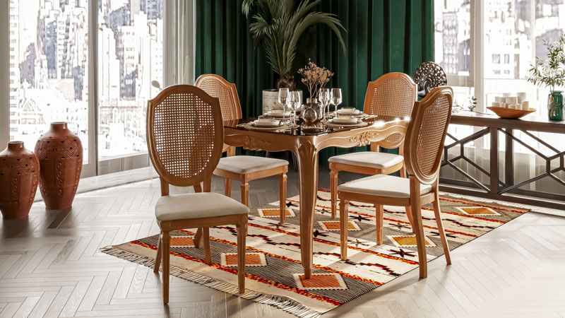 ست صندلی لوئیز و میز شایان