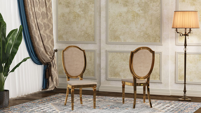 Louis Upholstered Banquet Chair