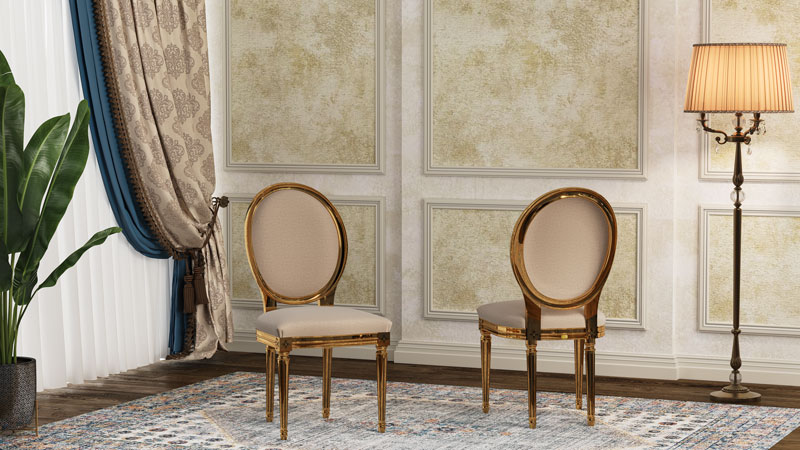 Dior Upholstered Polymer Chair